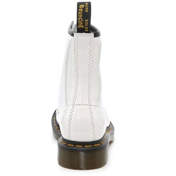 Dr. Martens 1460 Boot — Smooth Leather Lace-up, White Size 9 US - Picture 3 of 5